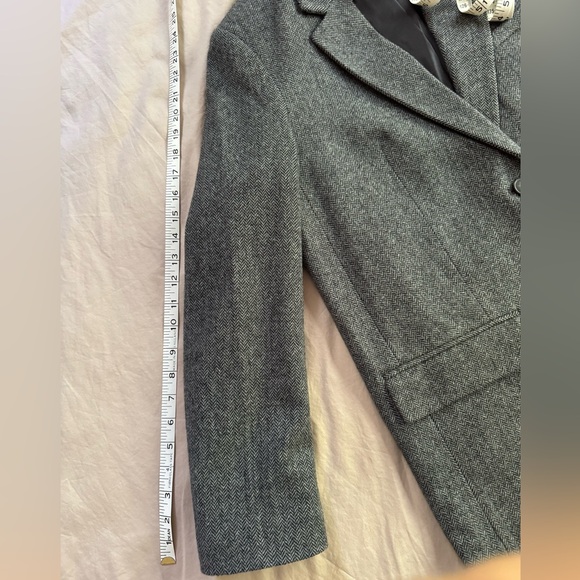 Oversized Blazer in Herringbone Wool BNWOT - Picture 4 of 10